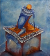 Obraz olejny ręcznie malowany. 100/90/3D. 