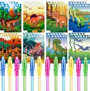 Zestaw notesów z niewidocznymi długopisami dla dzieci