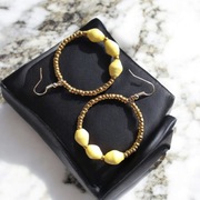 Kolczyki - Ekologiczne, ręcznie robione kolczyki z Afryki (Uganda)