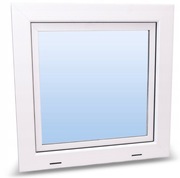Okno PCV Gospodarcze Piwniczne Garażowe Uchylne 39x39cm Białe