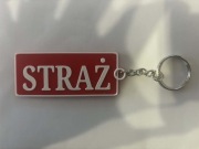 Brelok STRAŻ – druk 3D PLA – 7 cm – idealny dla Strażaka 