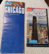Quick guide CHICAGO +plan miasta -City map-informator,stan-b.db