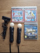 Move PS3 2x kontroler kamera I Gry PS3 move