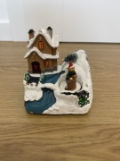 Świąteczna scenka figurka magic village