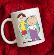 Kubek z motywem Bolka i Lolka 