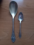 Łyżki z zestawu retro , srebro "800"