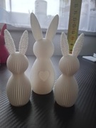 Biale zajace z druku 3d