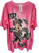 Bluzka welurowa dekatyzowana damska oversize myszka Minnie