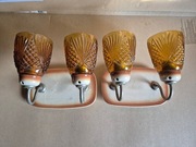 Kinkiet Lampa Promień Wieliczka PRL Mirostowice