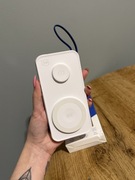 Powerbank biały MagSafe + micro USB / USB C