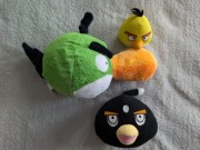 Zestaw 3 maskotek maskotka ptak ptaki Angry Birds