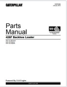 Katalog części Caterpillar CAT 428 F