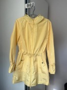 Zółta dłuższa kurtka parka L