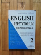 książka "English Repetytorium tematyczno leksykalne" M. Cieślak 