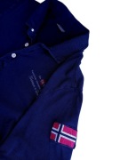 Napapijri oryginalna koszulka męska polo, granatową rozm. L