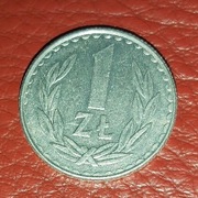 Vintage-Moneta z PRL 1 zł 1988 rok 