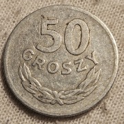 Moneta 50gr z roku 1949 aluminium 