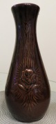 Wazon ceramiczny brąz 29 cm wysoki.