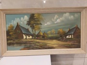 Obraz olejny lata 70