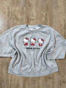 Szara Bluza Oversize Hello Kitty, 2XL
