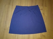 Spódnica spódniczka damska na suwak granatowa sukienka niebieski PRL