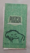 Mapa turystyczna Puszcza Białowieska. 1971 r.