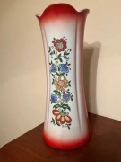 Duży wazon ceramiczny - wzory ludowe
