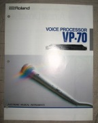 Roland Voice Processor VP-70 brochure - broszura informacyjna