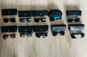 Okulary przeciwsłoneczne 10 szt + etui