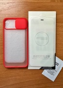 Nowe Etui, Case, Obudowa, Plecki iPhone Xs Max z klapką + szkło