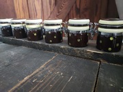 Francuskie pojemniki ceramiczne na przyprawy Vintage