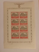 Bloczek znaczków Generalna Gubernia