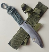 Nóż turystyczny MANTRACK 24cm – Full Tang, rękojeść paracord + etui