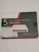Switch rozdzielacz LAN 5 - portowy 1 Gbit/s, nowy