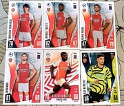 6 kart Arsenal – Topps Match Attax 2023/2024 (bazowe, ale z mocą jak w Emir
