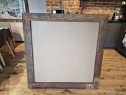 Rama ze starych desek dębowych 100x 100 cm wewnątrz. 