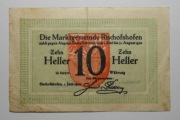 Banknot zastępczy Notgeld 10 Heller Austria