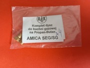 Kpl dysz ( 4szt ) gaz Propan- Butan kuchni Amica 