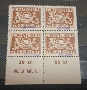 Polska Fi D-113** nadruk groszy 1949r.