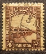 Zapora Sukkur Barrage. Pakistan 1948 r