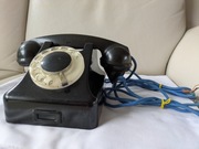 Telefon RWT Bakelitowy Tarczowy CB-49/B-E z okresu PRL-U
