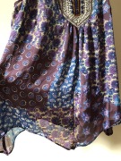 Asymetryczna bluzeczka tunika boho Wallis 