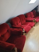 Kanapa z drewna litego