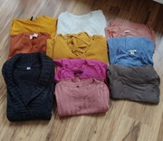 Odzież używana swetry 11 sztuk Orsay S.oliver Amisu Mango