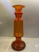 Pomarańczowy szklany świecznik antico Lux, Horbowy