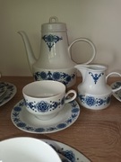  Serwis do kawy Henneberg Porzellan 1777 Echt Kobalt