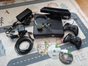 XBOX 360 S 250GB, 2 Pady, Kinect, Gry - Zestaw