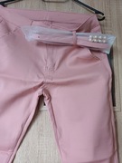 Spodnie damskie cygaretki M Sara pudrowe  28 