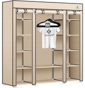 SZAFA KESSER 150 x 175 x 45 CM STYLOWA FUNKCJONALNA BEŻOWA