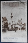 Pocztówka Warszawa Pomnik Króla Zygmunta przedwojenna